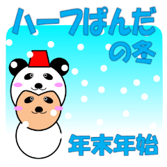 Half panda(winter)