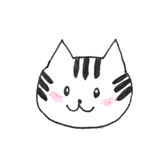 very simple cat sticker 2