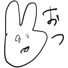 Owata Usagi big sticker