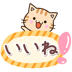 Cute Tiger cat (Cute message)
