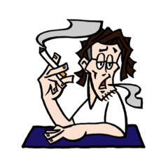 Round glasses guy