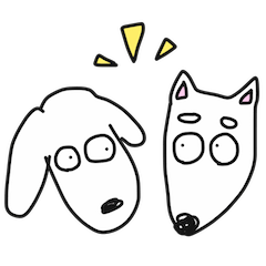 white face dogs