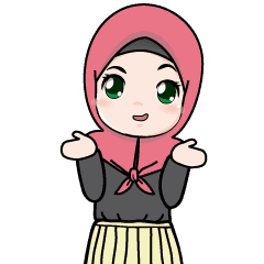 Lovely Hijab Girl Animation