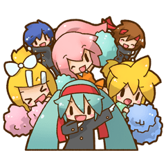 Minji on X: cute new vocaloid line stickers 