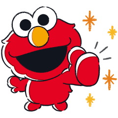 Sesame Street Lovely Stickers Line Stickers Line Store