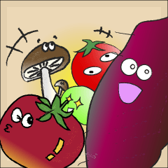 Funny Vegetable Sticker