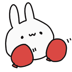 Rabbit Pyonpyon Sticker 2
