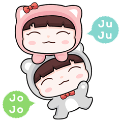 JuJu & JoJo (Big Stickers)