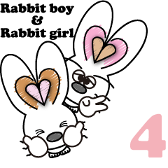 Rabbit boy & Rabbit girl-4