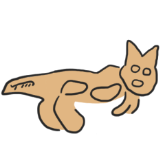 ナスカの地上絵の猫