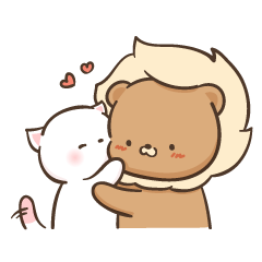 Lion and Kitty, adorable couple Ver2.