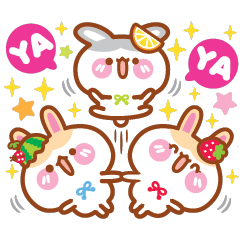Cherry Mommy's Rabbits -Animated Sticker