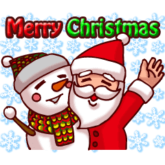 Merry Christmas Sticker Santa Ver Line Stickers Line Store