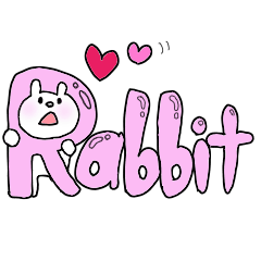 Big word of the rabbit