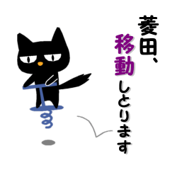 Black cat "Hishida"