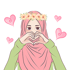 Hijab Chic: Animated Sticker