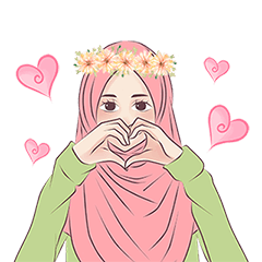 Hijab Chic: Animated Sticker