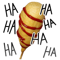 実写 アメリカンドッグ Line スタンプ Line Store 実写 アメリカンドッグ Line スタンプ Line Store