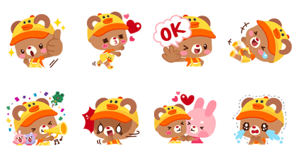 LINE PLAY 1st Anniversary Stickers