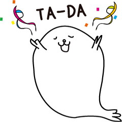 英語をしゃべるアザラシさん Line スタンプ Line Store 英語をしゃべるアザラシさん Line スタンプ Line Store