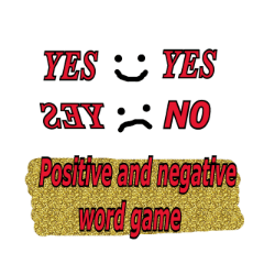 Trendy positive and negative word game-3