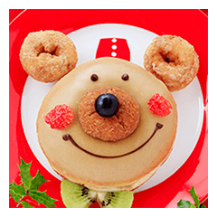 かわいい スマイルスイーツ ランチbox 1 Line スタンプ Line Store