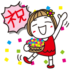 Bangs Short Girl Vol 27 Line Stickers Line Store