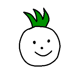 Turnip man Sticker