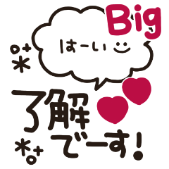 BIG  cute  Message  sticker 02