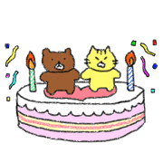 Masa bear and Saya cat is friendly Masa bear and Saya cat is friendly