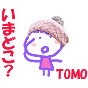 Sticker of TOMOchan Sticker of TOMOchan