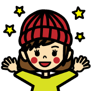 Cute knit cap girls Tomo-chan