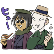 Sticker of Takahata's character Sticker of Takahata's character