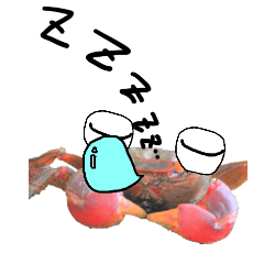 Doodle on crab face-BIG