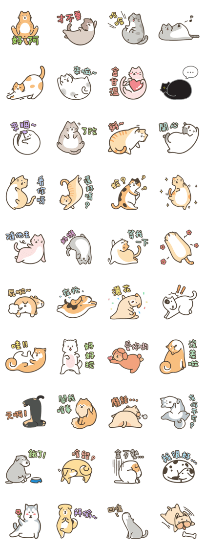 MIIN GIFT - YOGA CAT & DOG(CH) MIIN GIFT - YOGA CAT & DOG(CH)