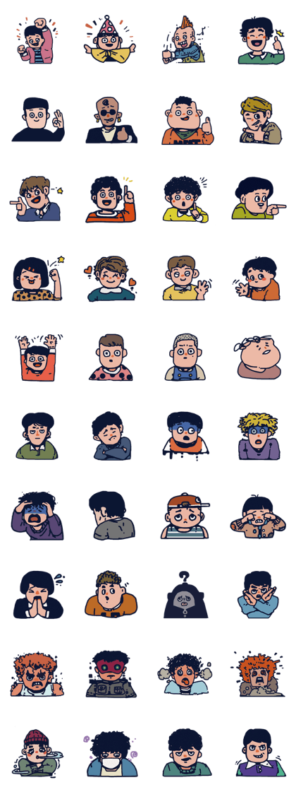 Face and Face stamp Face and Face stamp