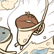 Funghi Manga Sticker - original ver - Funghi Manga Sticker - original ver -