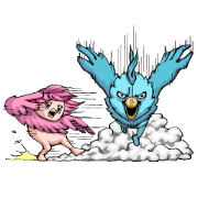 This birds needs attention Sticker This birds needs attention Sticker