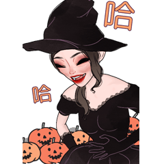 Halloween witch (Bigsticker)