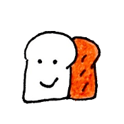 Sticker of pretty bread 1