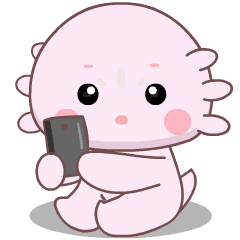 Cute Baby Axolotl 2 Animated Line Stickers Line Store