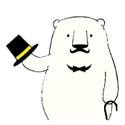 White bear Gentleman White bear Gentleman