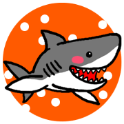 Shark is cute in winter Shark is cute in winter