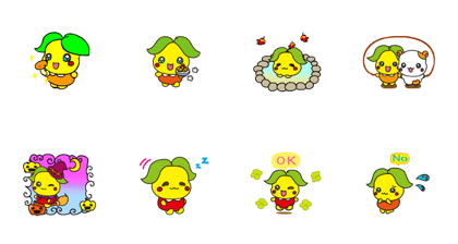 Mikapon Sticker move