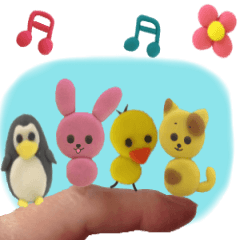 move fluffy cute sticker 3