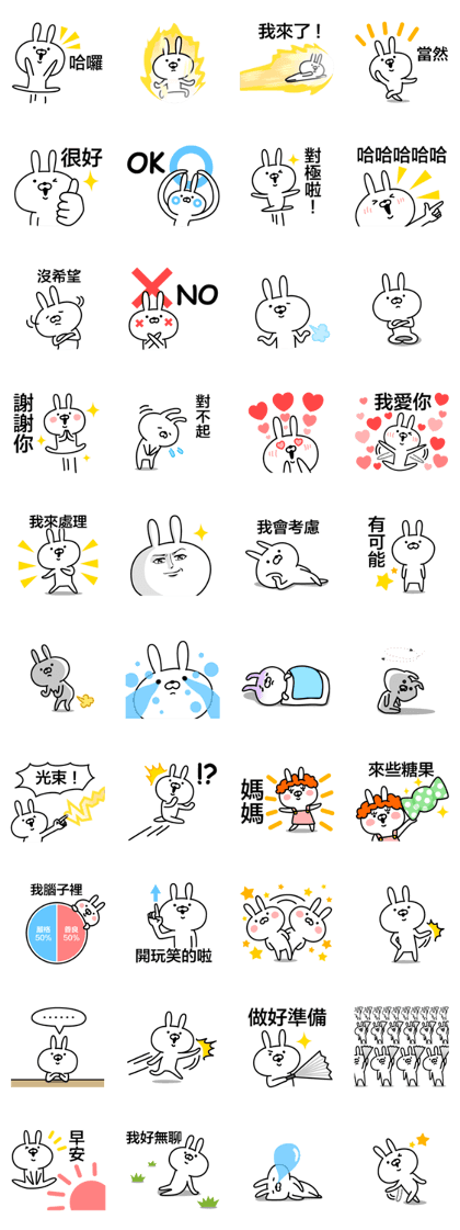 Cheerful rabbit for everyday use Taiwan