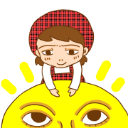Sticker with friends
