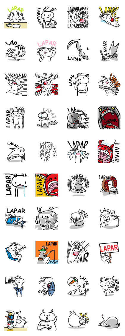 (Indonesian)The I'm-hungry-rabbit