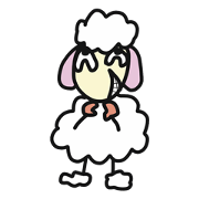 Funny White Sheep