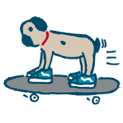 Kamo Chill SK8ers Stickers